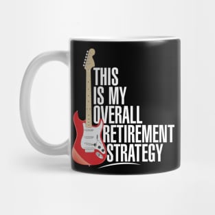 Boomer Guitar Player Electric Guitar Rock and Roll Strategy Mug